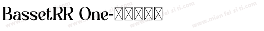 BassetRR One字体转换
